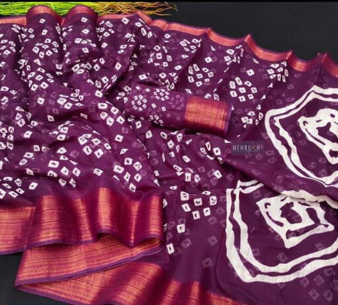 Shrishti 37 Daily Printed Wholesale Soft Cotton Slub Saree
